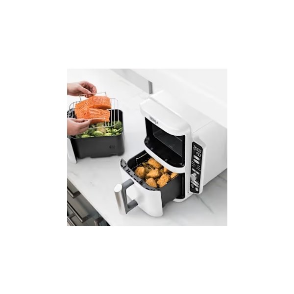 Ninja Double Airfryer - SL400EUWH, 2.47kW, Hvid