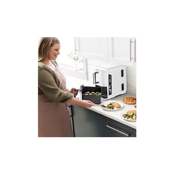 Ninja Double Airfryer - SL400EUWH, 2.47kW, Hvid