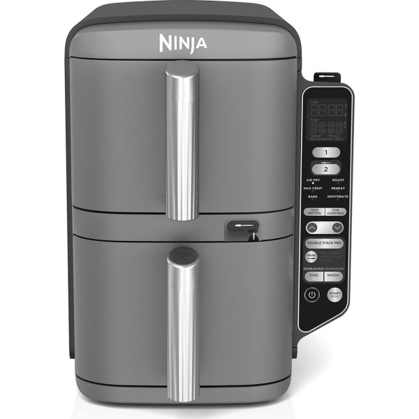 Ninja Dobbelt Airfryer - SL451EU, XL, 9,5 L Grå