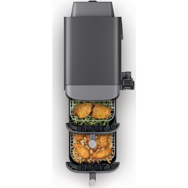 Ninja Dobbelt Airfryer - SL451EU, XL, 9,5 L Grå