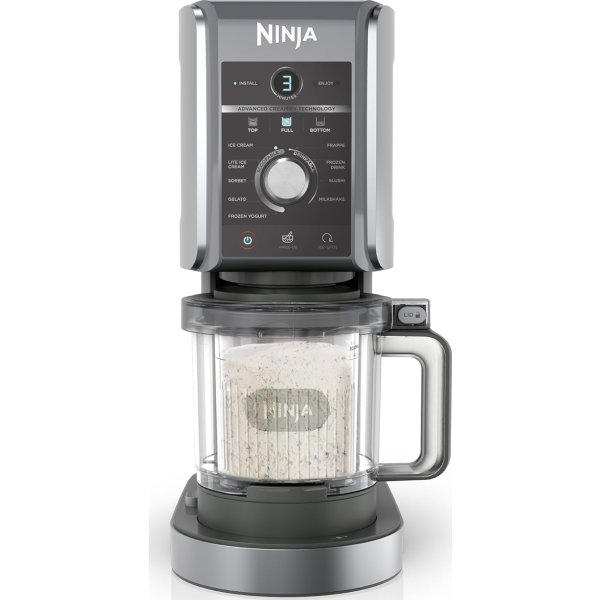Ninja Creami Sorbetblender -Deluxe709ml Sort/ sølv