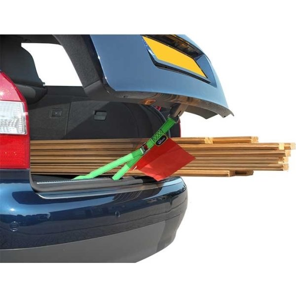 Jumbo Bagageklapstrop m. ring og quickstrammer