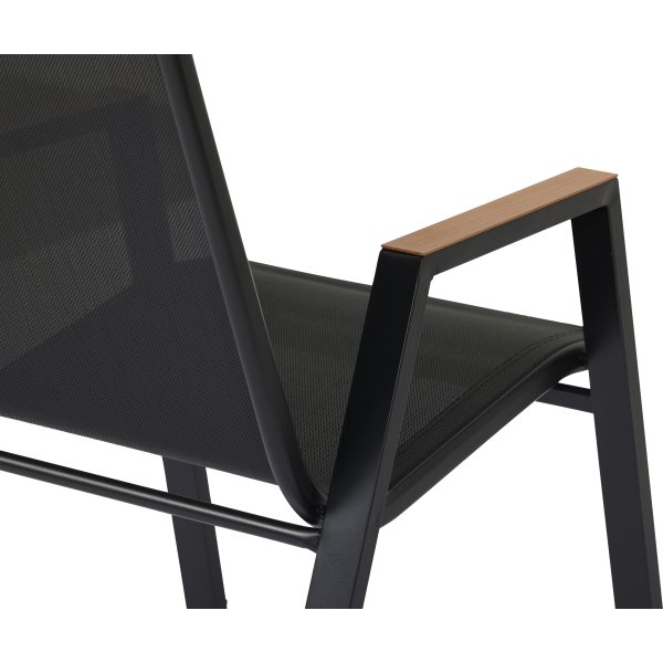 Nadine Havestol, stabelbar, sort