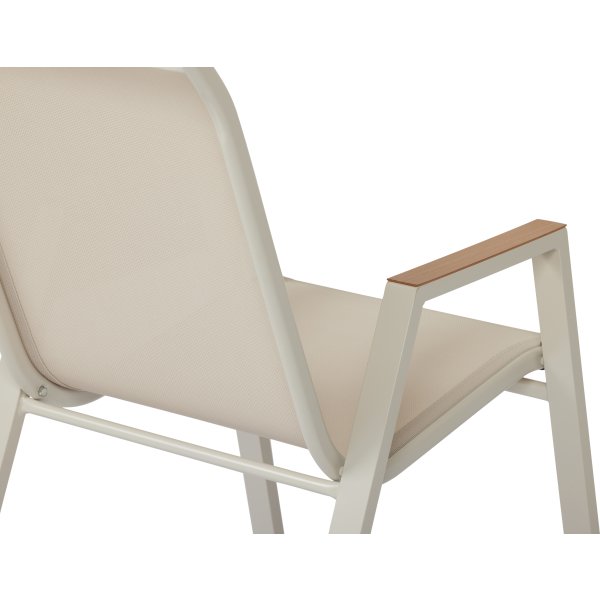 Nadine Havestol, stabelbar, sandy grey