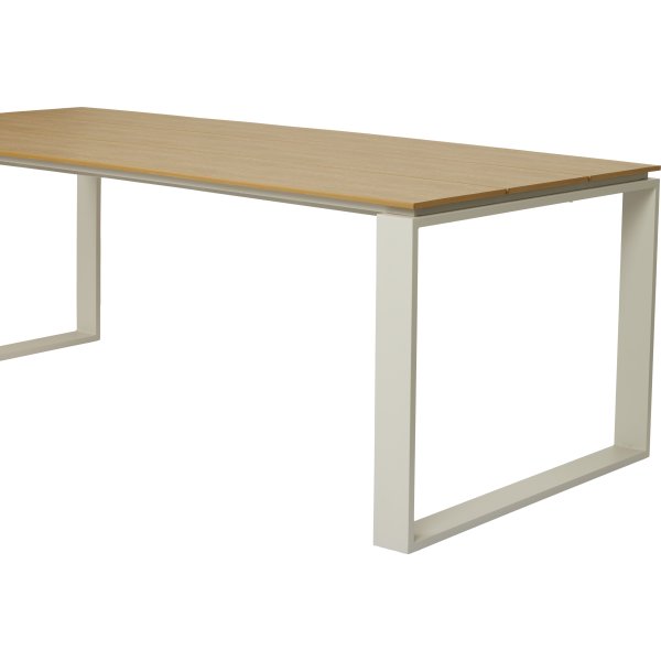 Martinus Havebord 210x100cm, teak/sandy grey