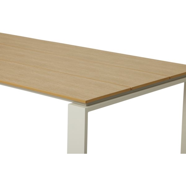 Martinus Havebord 210x100cm, teak/sandy grey