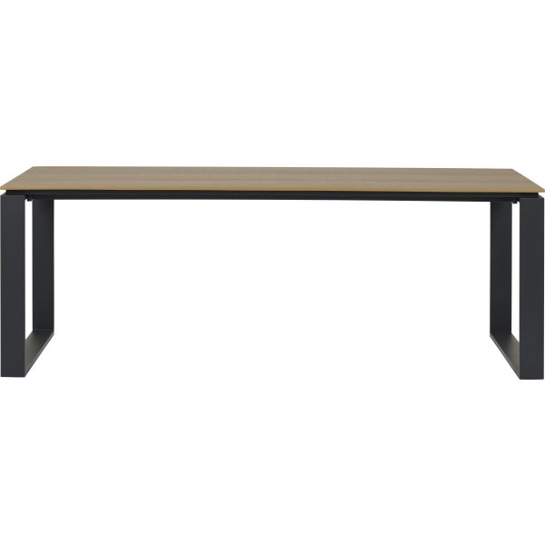 Martinus Havebord 210x100cm, sort/valnød bøg