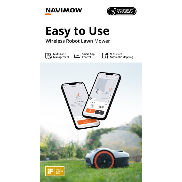 Navimow i105E（EU）Robotplæneklipper, 500m2