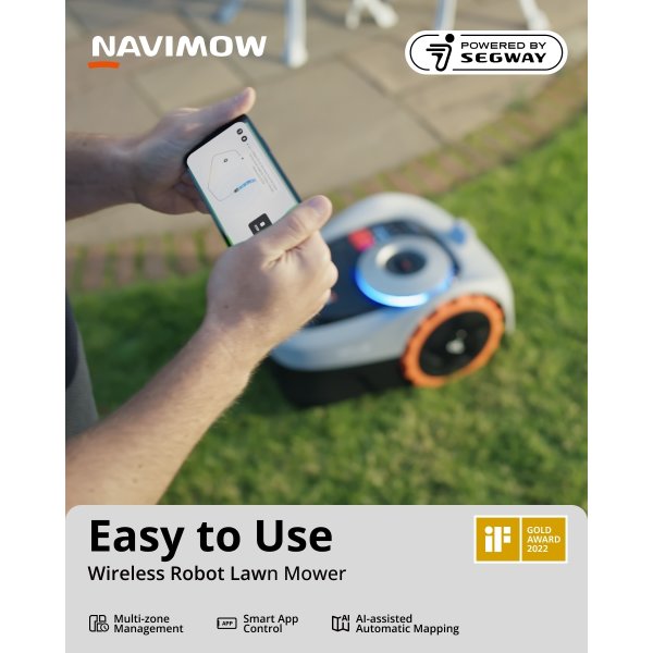 Navimow i105E（EU）Robotplæneklipper, 500m2