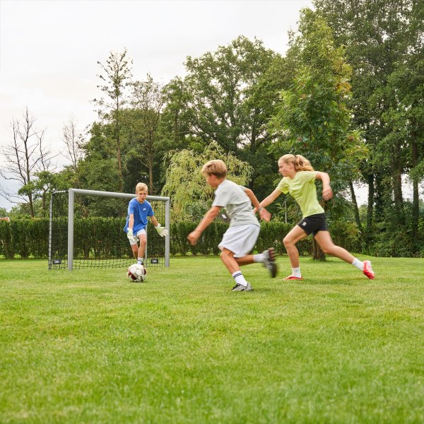 Salta Champion Fodboldmål 180x120x60 cm, Grå