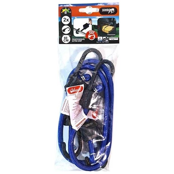 Jumbo Bagagestrop - Super stærke, 60cm, blå