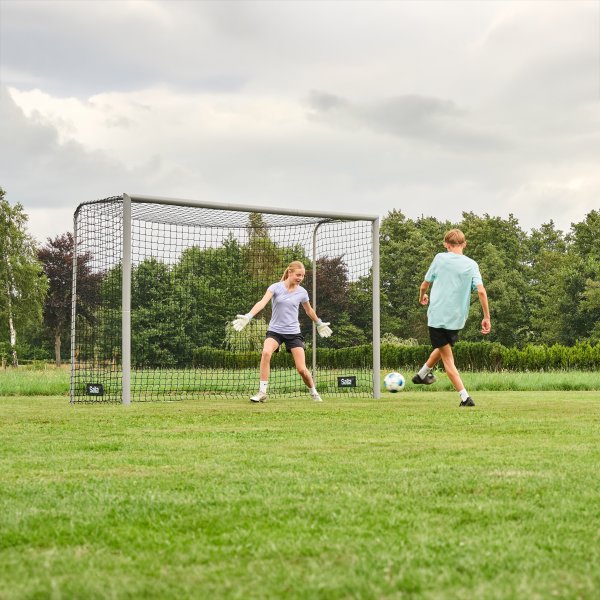 Salta Champion Fodboldmål 300x200x100 cm, Grå
