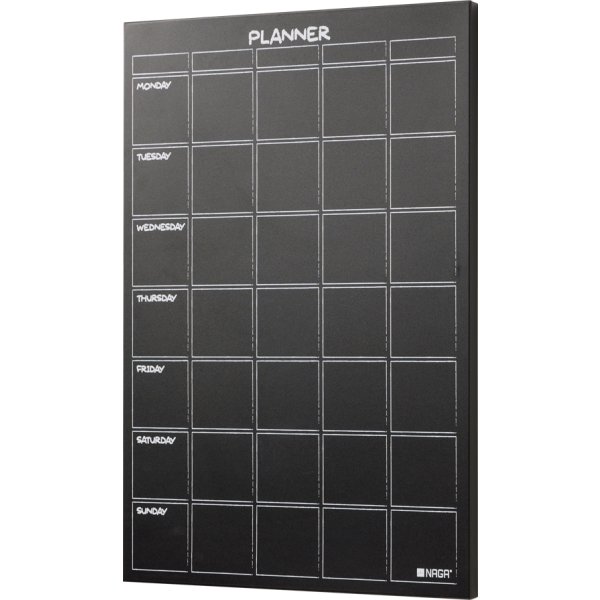 NAGA Magnetisk ståltavle, 40 x 60 cm, ugetavle