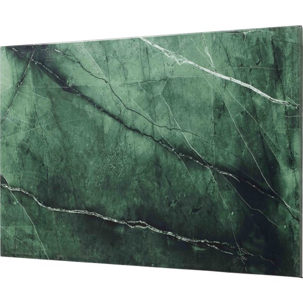 NAGA Magnetisk ståltavle, 90 x 60 cm, grøn marmor