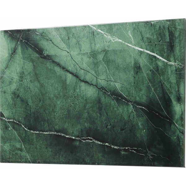 NAGA Magnetisk ståltavle, 40 x 60 cm, grøn marmor