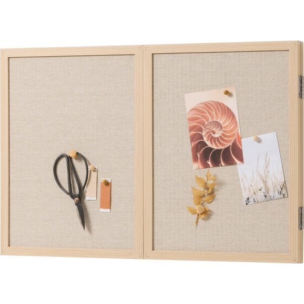 NAGA Whiteboard/opslagstavle m/låger, 40 x 60 cm