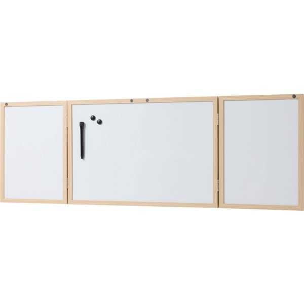 NAGA Whiteboard/opslagstavle m/låger, 40 x 60 cm