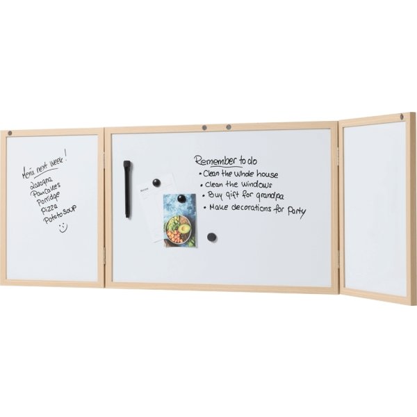 NAGA Whiteboard/opslagstavle m/låger, 40 x 60 cm