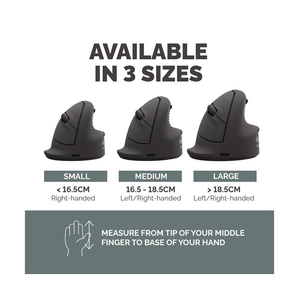 Fellowes Breyta Plus ergonomisk vertikal mus, M