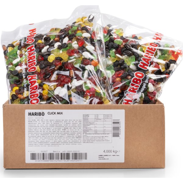 Haribo Click Mix Vingummi, 2 kg
