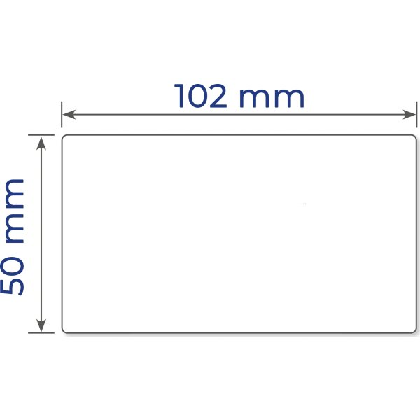 Avery Etiketter på rulle | 50x102 mm | 1000 stk.
