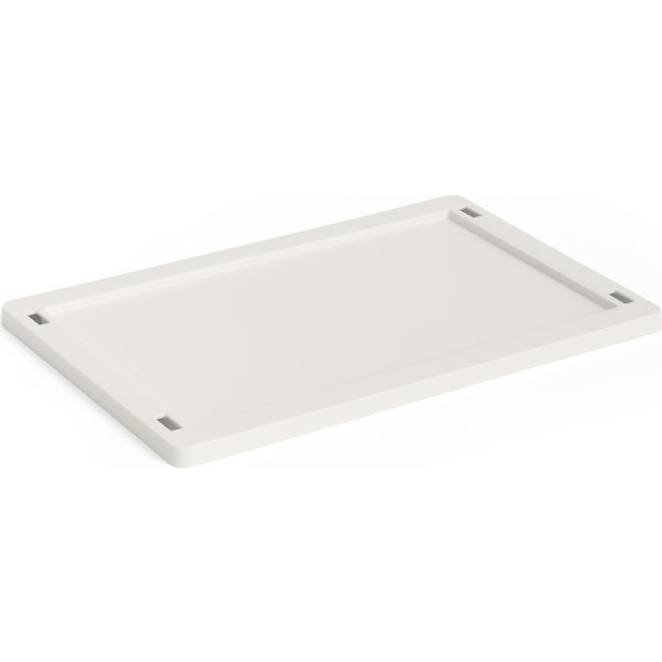 HAY Colour Crate Låg Plastic, small, knækket hvid