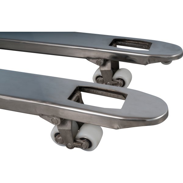 DEMO: Palleløfter ZN20, boggie, nylon, rustf. stål