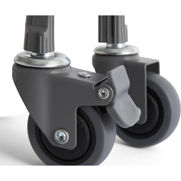 HAY Colour Crate Hjul Sæt m/4, medium, grå