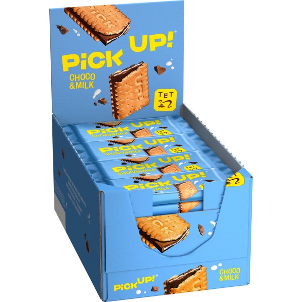 Pick Up chokoladekiks m. mælk, 28 g