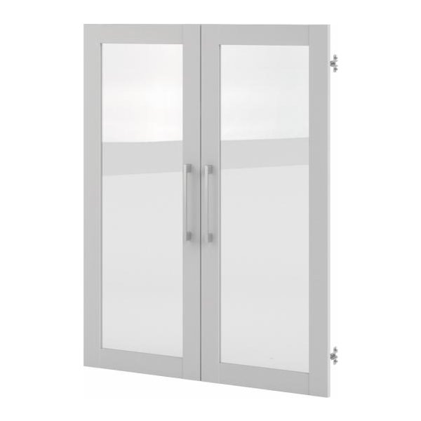 Budgetline glaslåger, hvid, 2 stk