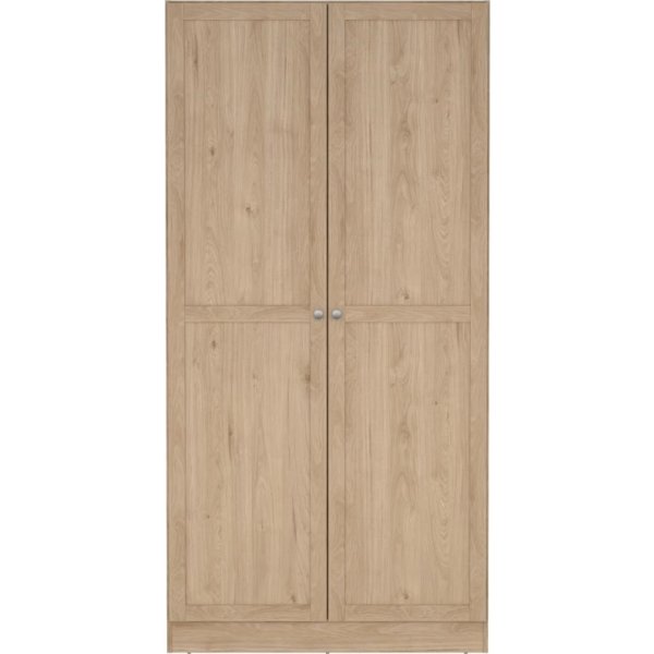 Coreline garderobeskab 2 døre, eg