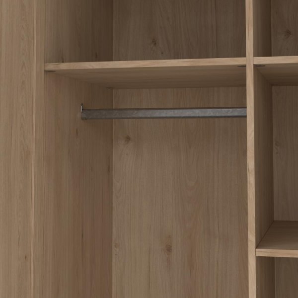 Coreline garderobeskab 2 døre, eg