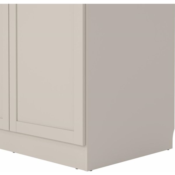 Coreline garderobeskab 2 døre, gråbeige