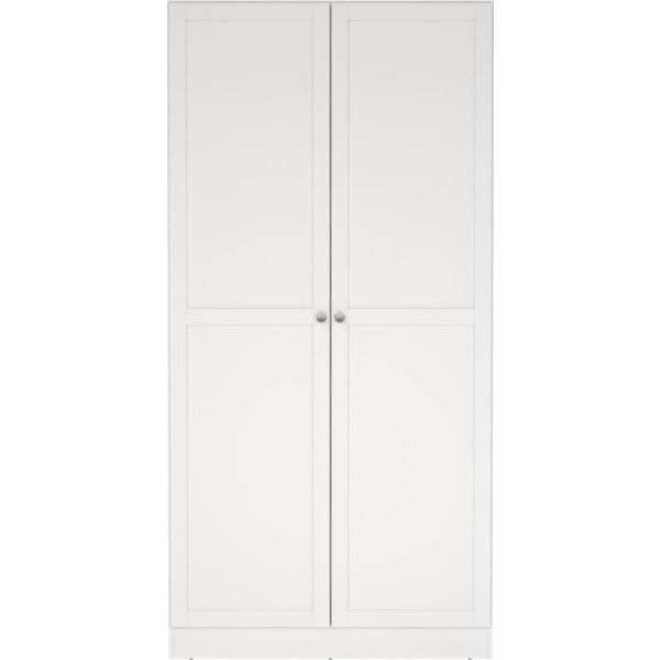 Coreline garderobeskab 2 døre, hvid