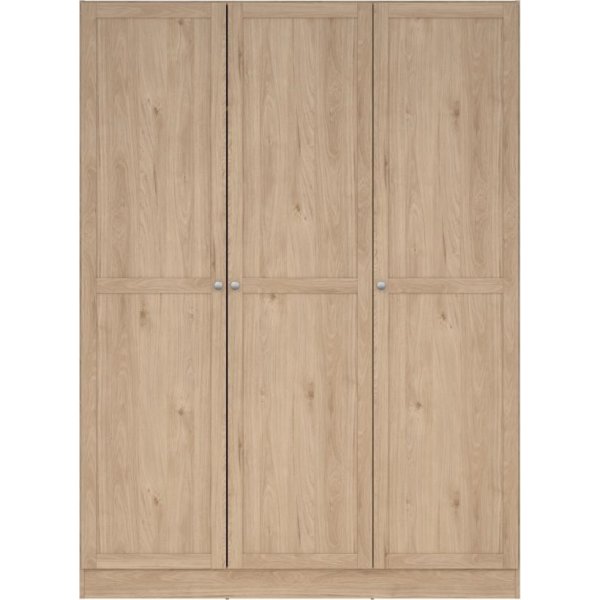 Coreline garderobeskab 3 døre, eg