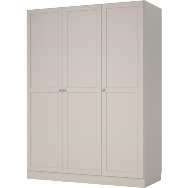 Coreline garderobeskab 3 døre, gråbeige