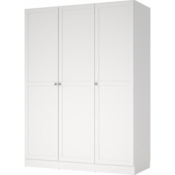 Coreline garderobeskab 3 døre, hvid