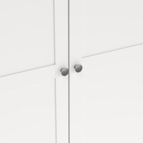 Coreline garderobeskab 4 døre, hvid