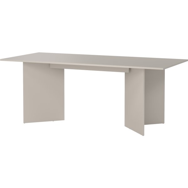 Serveline konferencebord 90x200, gråbeige