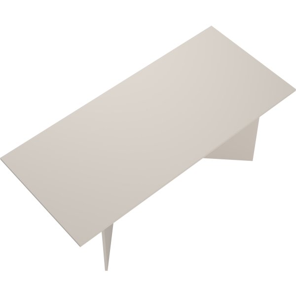 Serveline konferencebord 90x200, gråbeige