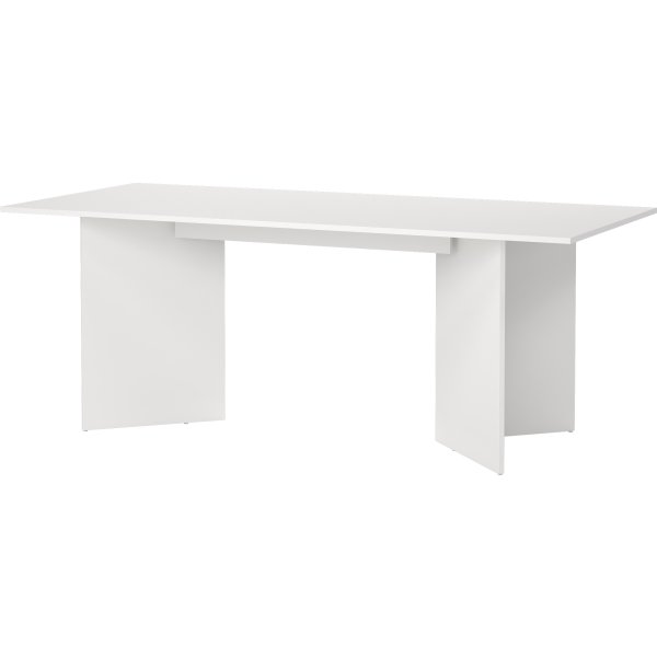 Serveline konferencebord 90x200, hvid