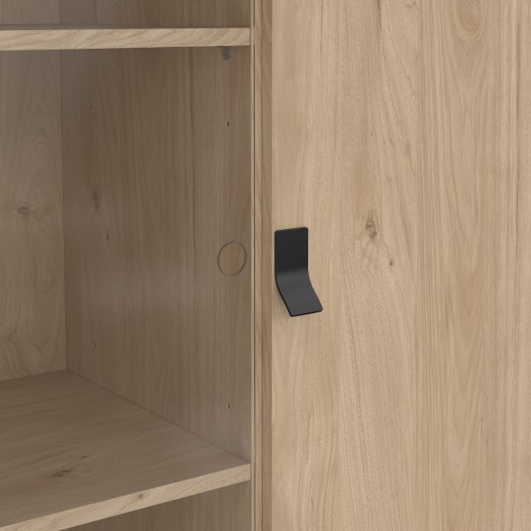 Serveline vitrineskab 2 døre/1 skuffe, eg