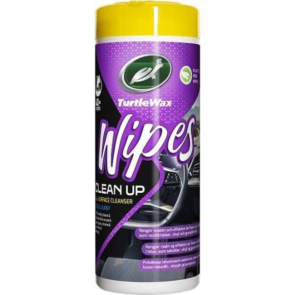 Turtle wipes til bilrens - 40 stk.