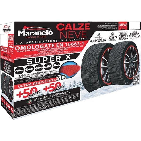 Maranello Snesokker super x ultra stærke - str. L