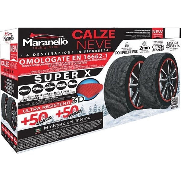 Maranello snesokker super x ultra stærke -str XXXL