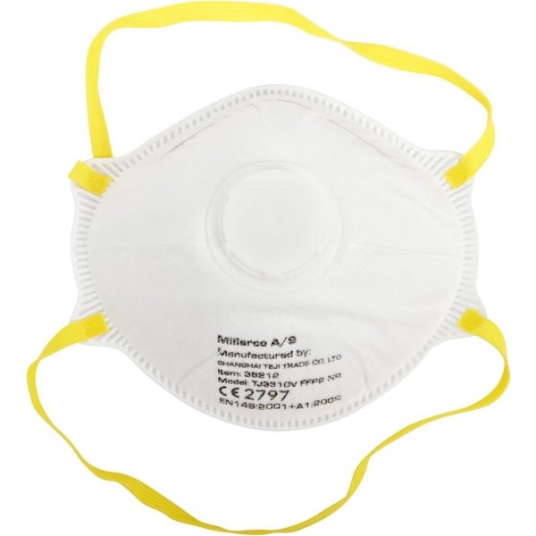 WORK IT Støvmaske FFP2 m/ventil, Pk á 2 stk.