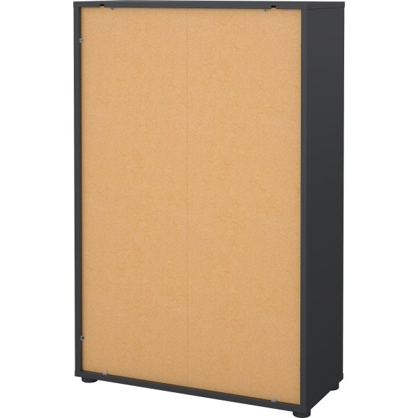 Small Officeline lav bogreol m/2 låger, grå/eg