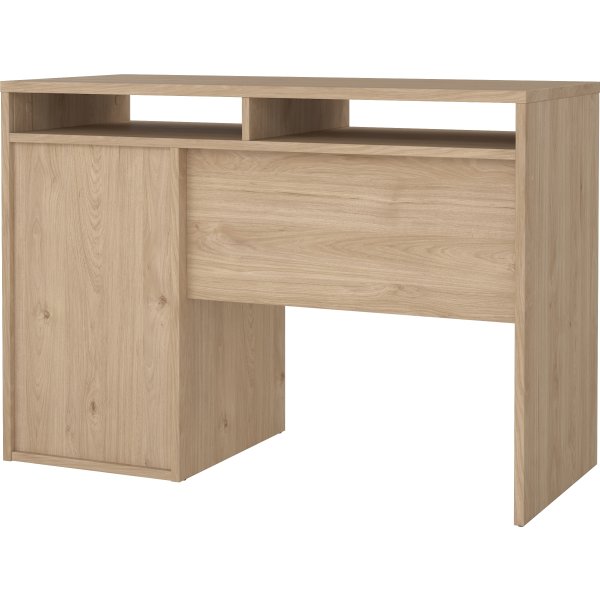 Small Officeline skrivebord 1 skab/1 skuffe, eg
