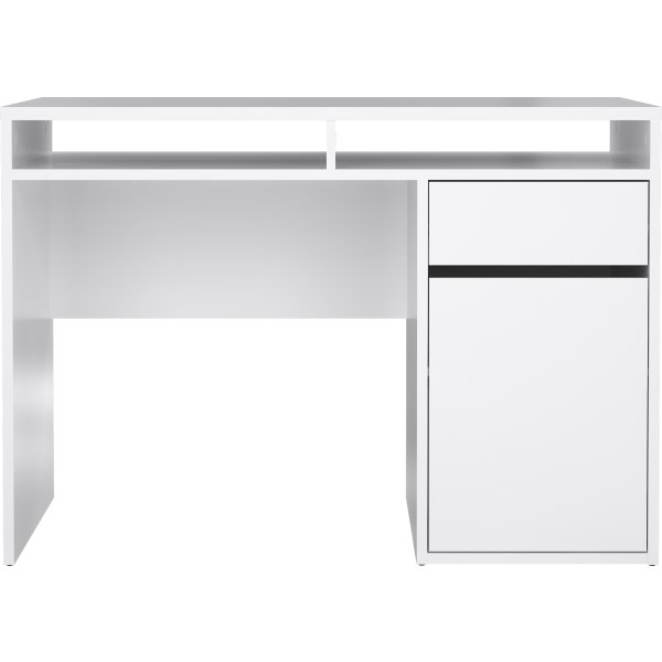 Small Officeline skrivebord 1 skab/1 skuffe, hvid