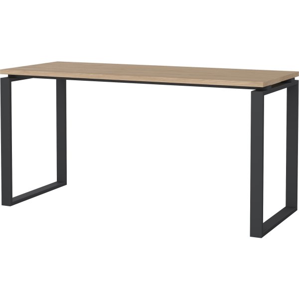 Small Officeline skrivebord 150x60 cm, eg/grå